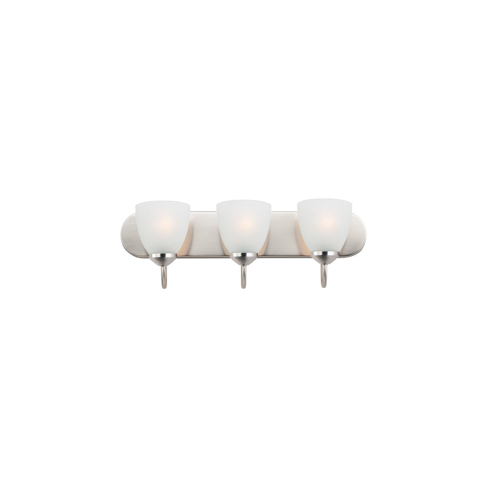 Maxim - Three Light Bath Vanity - Axis - Satin Nickel- Union Lighting Luminaires Decor