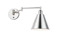Maxim - One Light Wall Sconce - Library - Polished Nickel- Union Lighting Luminaires Decor