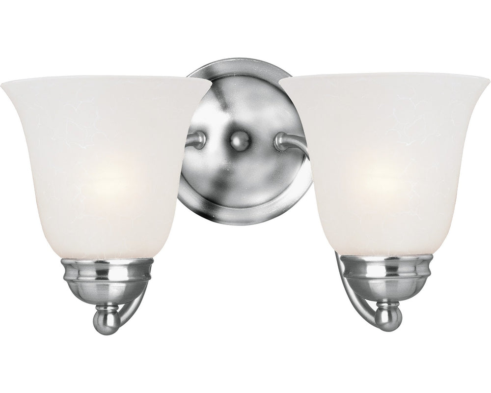 Maxim - Two Light Wall Sconce - Basix - Polished Chrome- Union Lighting Luminaires Decor