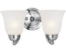Maxim - Two Light Wall Sconce - Basix - Polished Chrome- Union Lighting Luminaires Decor