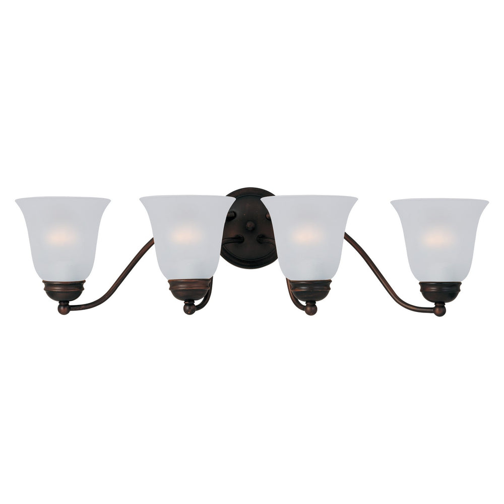 Maxim - Four Light Bath Vanity - Basix - Oil Rubbed Bronze- Union Lighting Luminaires Decor