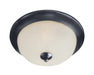 Maxim - One Light Flush Mount - Essentials - 583x - Black- Union Lighting Luminaires Decor