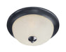 Maxim - Two Light Flush Mount - Essentials - 583x - Black- Union Lighting Luminaires Decor