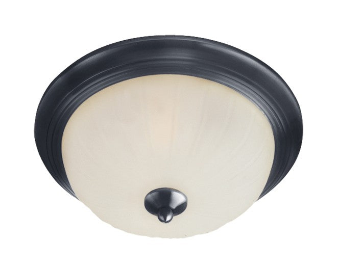 Maxim - Three Light Flush Mount - Essentials - 583x - Black- Union Lighting Luminaires Decor