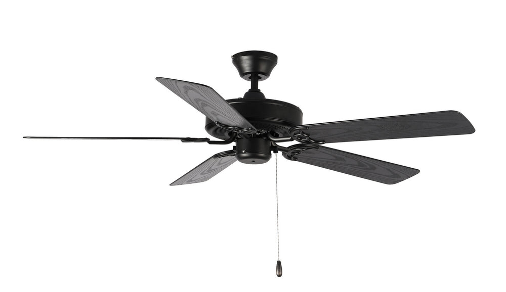 Maxim - 52" Ceiling Fan - Basic-Max - Black- Union Lighting Luminaires Decor