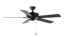 Maxim - 52" Ceiling Fan - Basic-Max - Black- Union Lighting Luminaires Decor