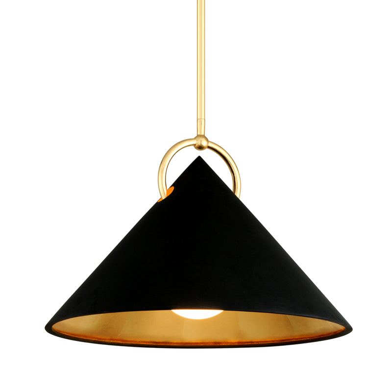 Corbett Lighting Canada - One Light Pendant - Charm - Gold Leaf- Union Lighting Luminaires Decor