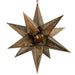 Corbett Lighting - Three Light Chandelier - Star Of The East - Old World Brass- Union Lighting Luminaires Decor