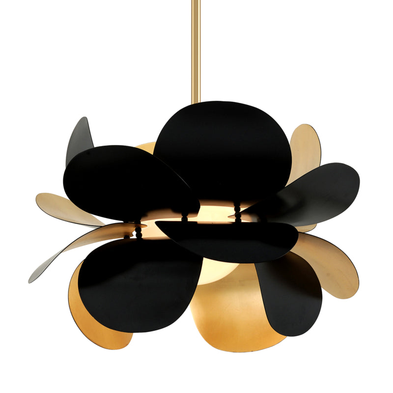 Corbett Lighting - One Light Chandelier - Ginger - Soft Black- Union Lighting Luminaires Decor