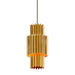 Corbett Lighting Canada - One Light Pendant - Moxy - Gold Leaf- Union Lighting Luminaires Decor