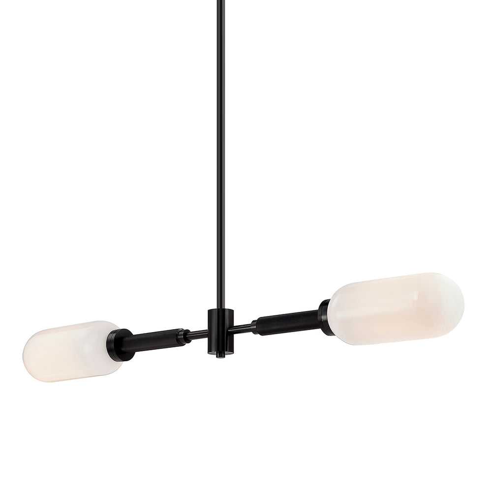 Troy Lighting Canada - Two Light Linear Pendant - Annex - Anodized Black- Union Lighting Luminaires Decor