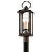 Troy Lighting - Three Light Post Lantern - Chaplin - Vienna Bronze- Union Lighting Luminaires Decor