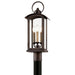 Troy Lighting Canada - Three Light Post Lantern - Chaplin - Vienna Bronze- Union Lighting Luminaires Decor