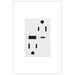 Legrand Canada - 15A Tamper-Resistant Ultra-Fast USB Type-A/C Outlet - Outlets - White- Union Lighting Luminaires Decor