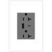 Legrand Canada - 20A Tamper-Resistant Ultra-Fast USB Type-A/C Outlet - Outlets - Magnesium- Union Lighting Luminaires Decor