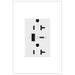 Legrand Canada - 20A Tamper-Resistant Ultra-Fast USB Type-A/C Outlet - Outlets - White- Union Lighting Luminaires Decor