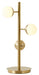 Bethel International Canada - Three Light Table Lamp - Brass- Union Lighting Luminaires Decor