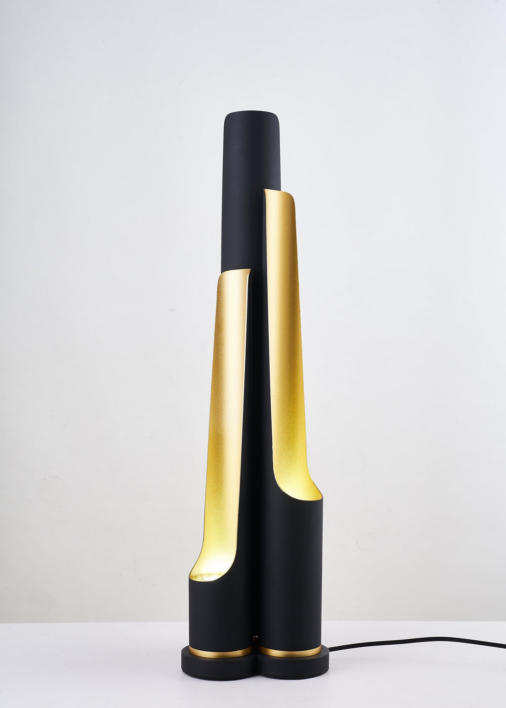 Bethel International Canada - Three Light Table Lamp - Matte Black- Union Lighting Luminaires Decor