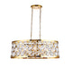Bethel International Canada - Eight Light Chandelier - Copper- Union Lighting Luminaires Decor