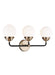 Visual Comfort Studio Canada - Three Light Wall / Bath - Cafe - Satin Brass- Union Lighting Luminaires Decor