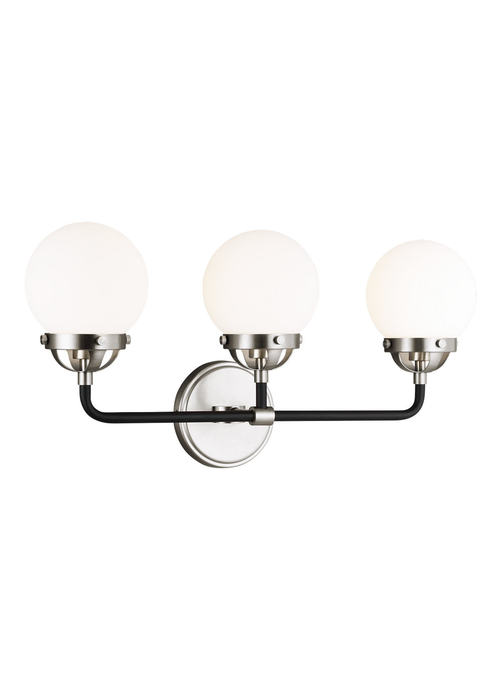Visual Comfort Studio Canada - Three Light Wall / Bath - Cafe - Brushed Nickel- Union Lighting Luminaires Decor
