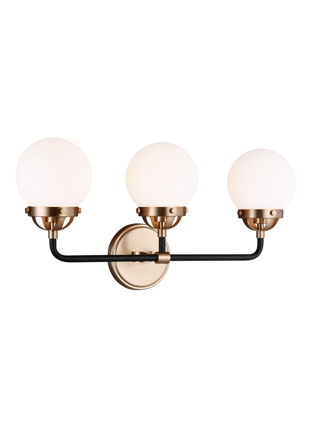 Visual Comfort Studio Canada - Three Light Wall / Bath - Cafe - Satin Brass- Union Lighting Luminaires Decor