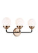 Visual Comfort Studio Canada - Three Light Wall / Bath - Cafe - Satin Brass- Union Lighting Luminaires Decor
