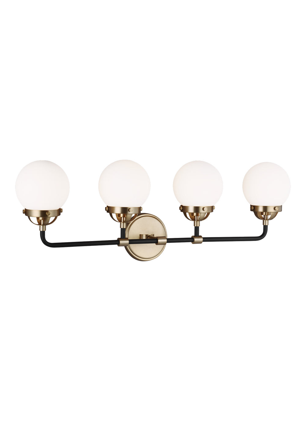 Visual Comfort Studio Canada - Four Light Wall / Bath - Cafe - Satin Brass- Union Lighting Luminaires Decor