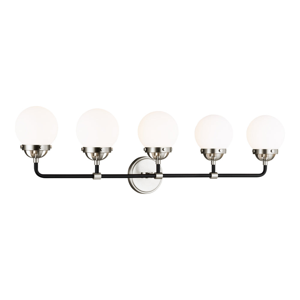 Visual Comfort Studio Canada - Five Light Wall / Bath - Cafe - Brushed Nickel- Union Lighting Luminaires Decor