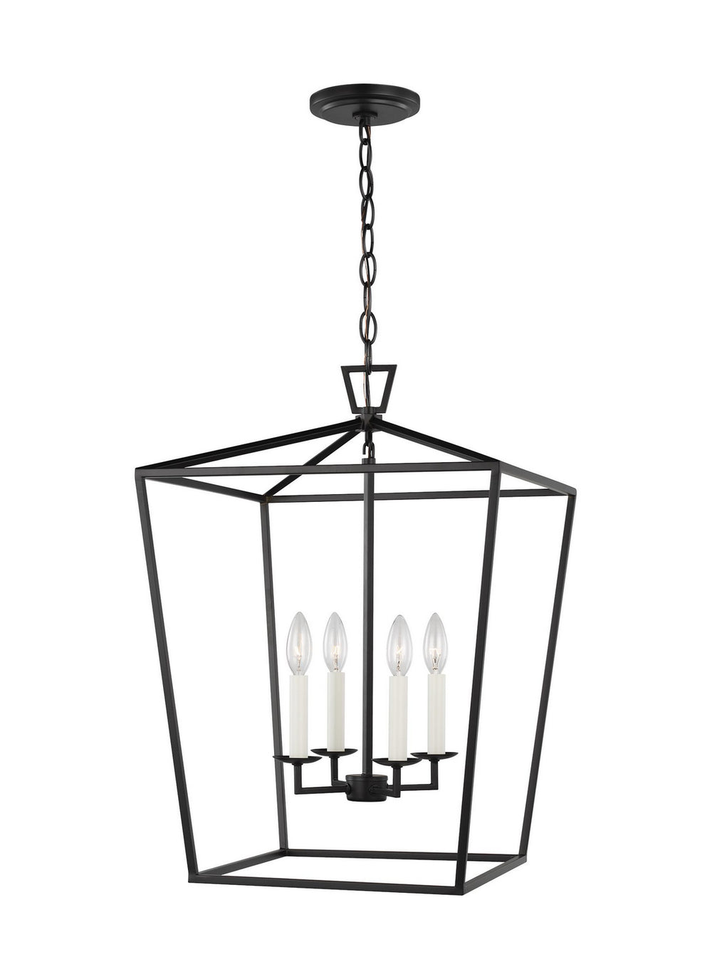 Visual Comfort Studio Canada - Four Light Lantern - Dianna - Midnight Black- Union Lighting Luminaires Decor