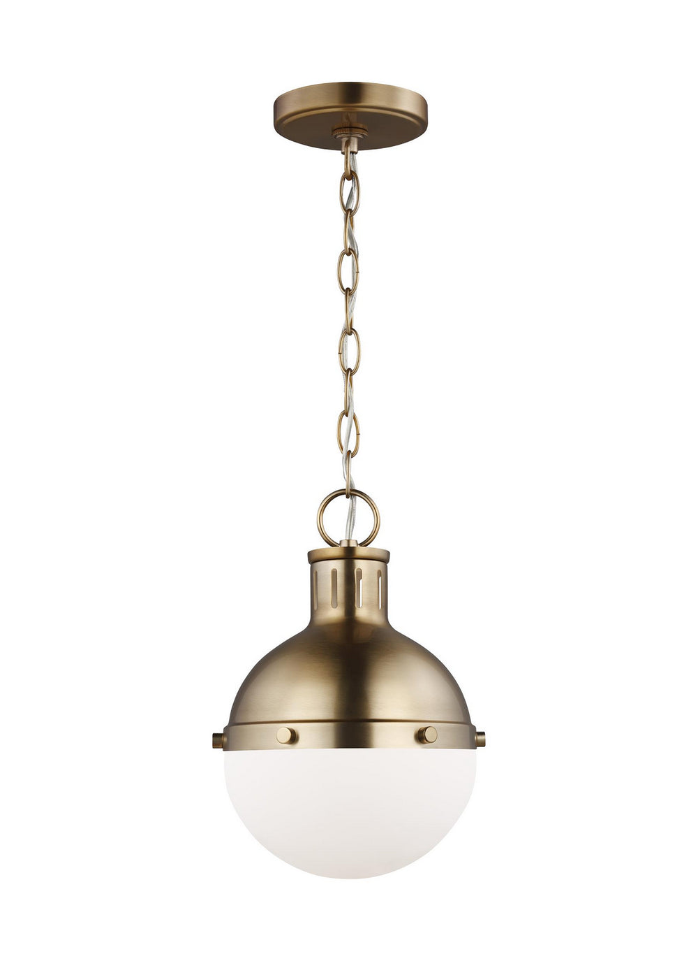 Visual Comfort Studio Canada - One Light Mini Pendant - Hanks - Satin Brass- Union Lighting Luminaires Decor