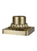 Generation Lighting Canada - Pier Mount Base - Outdoor Pier Mounts - Painted Distressed Brass- Union Lighting Luminaires Decor