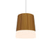 Accord Lighting - One Light Pendant - Conical - Teak- Union Lighting Luminaires Decor