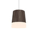 Accord Lighting - One Light Pendant - Conical - American Walnut- Union Lighting Luminaires Decor