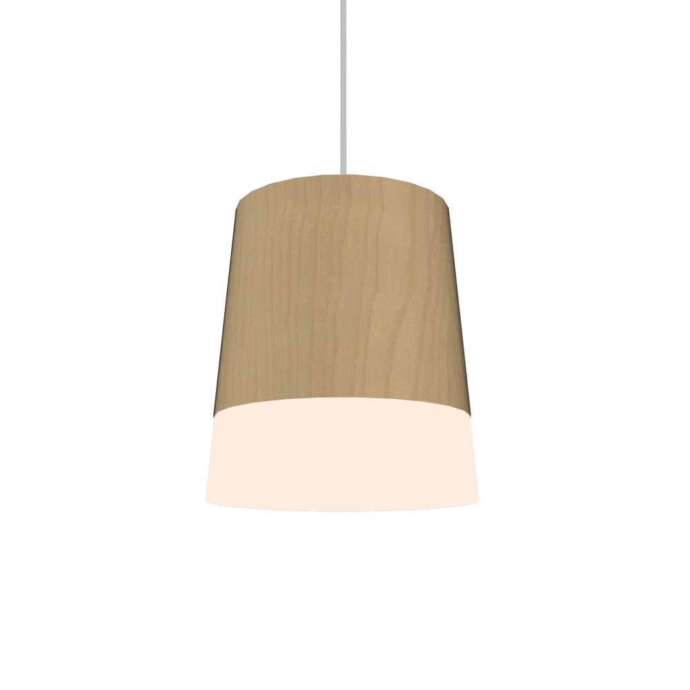 Accord Lighting - One Light Pendant - Conical - Maple- Union Lighting Luminaires Decor