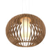 Accord Lighting - One Light Pendant - Stecche di Legno - American Walnut- Union Lighting Luminaires Decor