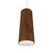 Accord Lighting - One Light Pendant - Conical - Imbuia- Union Lighting Luminaires Decor