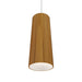 Accord Lighting - One Light Pendant - Conical - Teak- Union Lighting Luminaires Decor