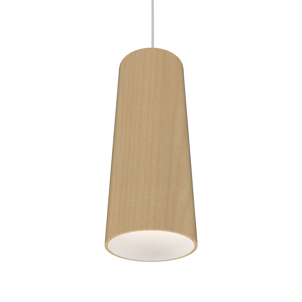 Accord Lighting - One Light Pendant - Conical - Maple- Union Lighting Luminaires Decor