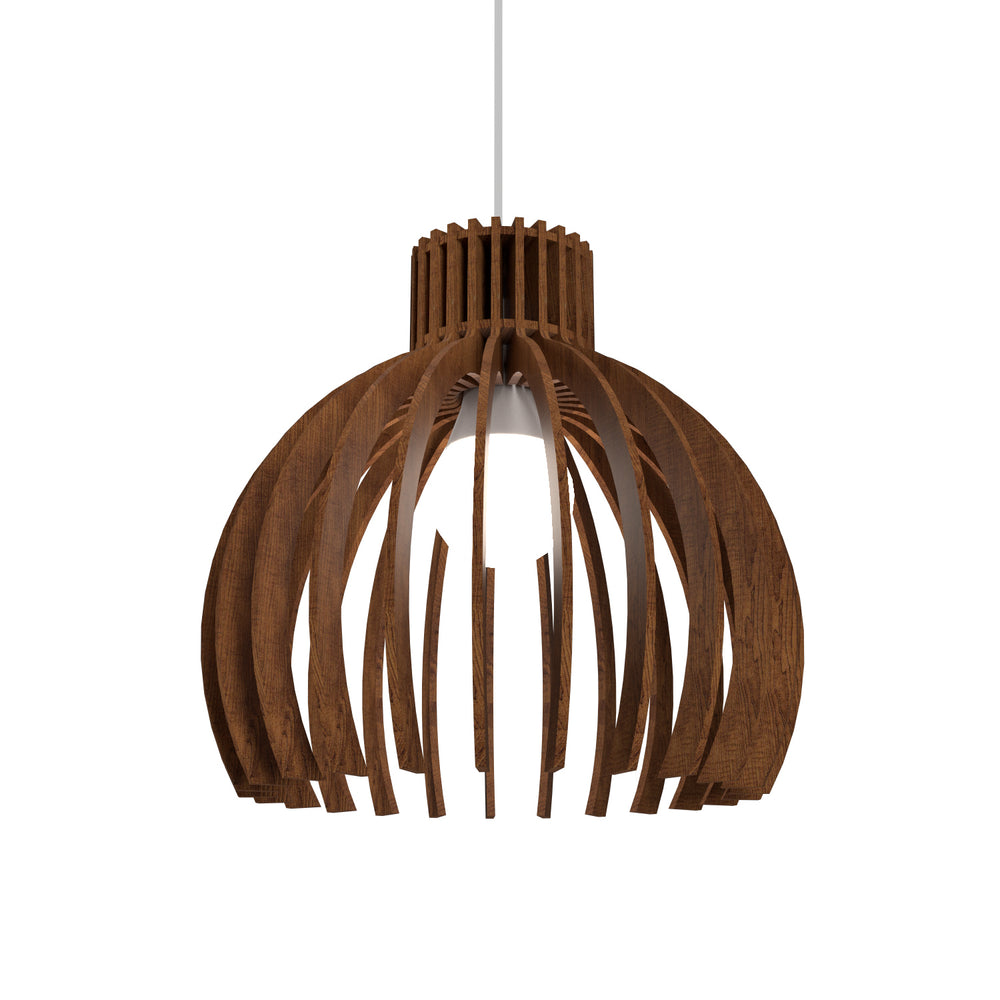 Accord Lighting - One Light Pendant - Stecche di Legno - Imbuia- Union Lighting Luminaires Decor