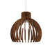 Accord Lighting - One Light Pendant - Stecche di Legno - Imbuia- Union Lighting Luminaires Decor