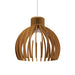 Accord Lighting - One Light Pendant - Stecche di Legno - Teak- Union Lighting Luminaires Decor