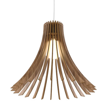 Accord Lighting - One Light Pendant - Stecche di Legno - American Walnut- Union Lighting Luminaires Decor