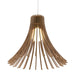 Accord Lighting - One Light Pendant - Stecche di Legno - American Walnut- Union Lighting Luminaires Decor