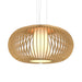 Accord Lighting - One Light Pendant - Stecche di Legno - Louro Freijo- Union Lighting Luminaires Decor