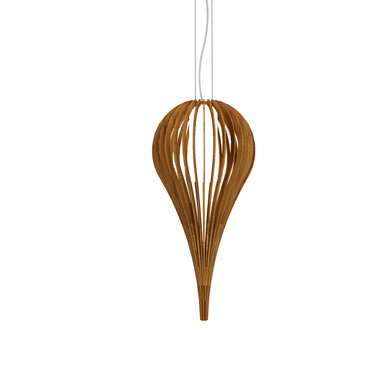 Accord Lighting - One Light Pendant - Cappadocia - Teak- Union Lighting Luminaires Decor