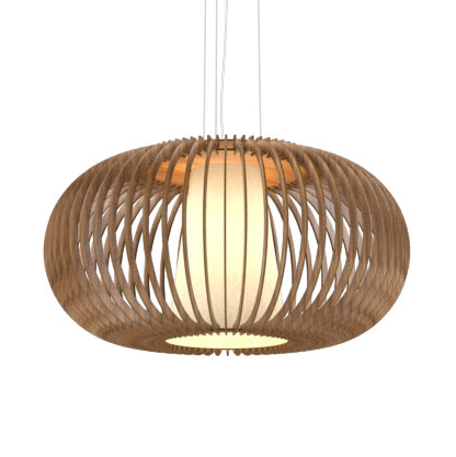 Accord Lighting - One Light Pendant - Stecche di Legno - American Walnut- Union Lighting Luminaires Decor