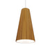 Accord Lighting - One Light Pendant - Conical - Teak- Union Lighting Luminaires Decor