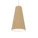 Accord Lighting - One Light Pendant - Conical - Maple- Union Lighting Luminaires Decor