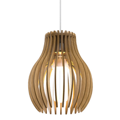 Accord Lighting - One Light Pendant - Stecche di Legno - Louro Freijo- Union Lighting Luminaires Decor